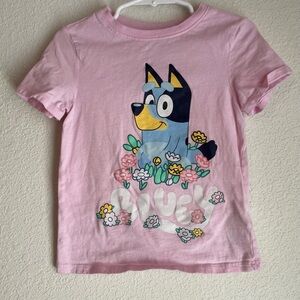 Bluey Kids Pink Short Sleeve T-Shirt size 4T